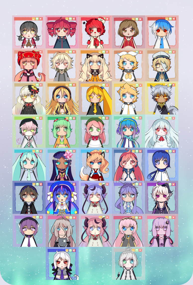 Vocaloid Window Clear Stickers — PrinceMizu
